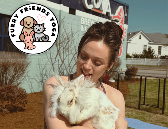 Mother's Day Bunny Yoga at Cova Brewing Company