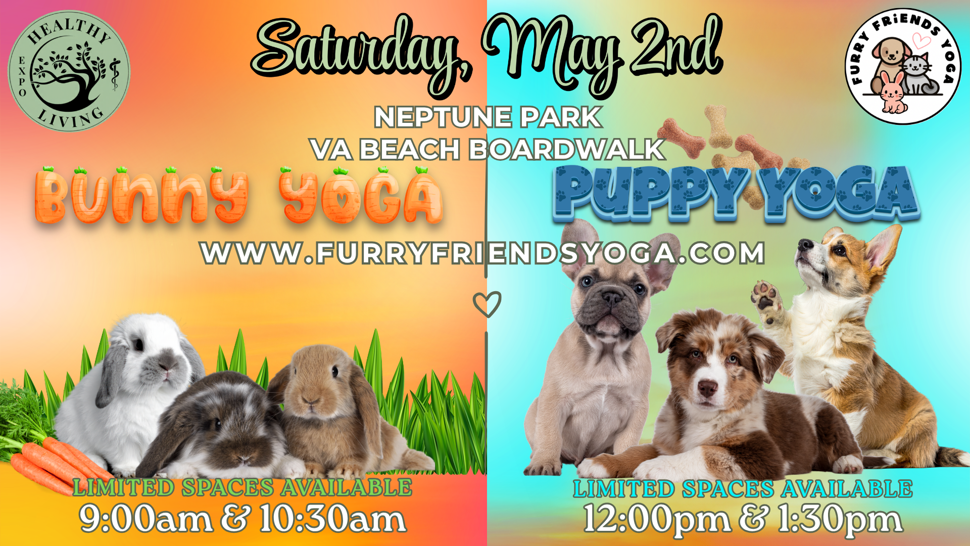 Healthy Living Expo Yoga Class at Neptune Beach VA