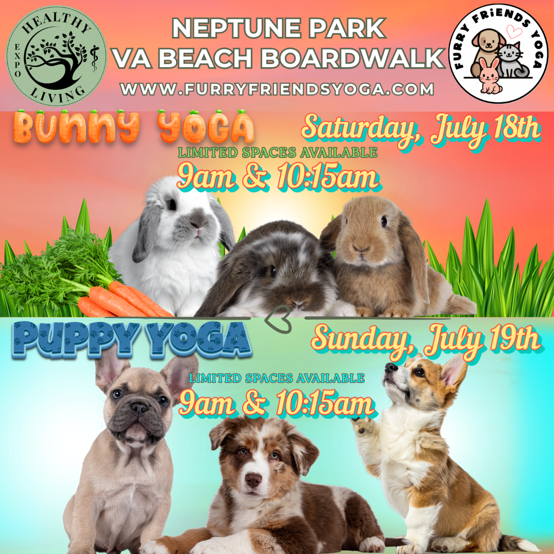Healthy Living Expo Yoga Class at Neptune Beach VA