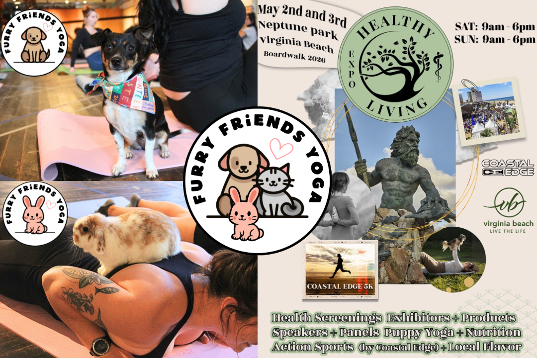 Healthy Living Expo Yoga Class at Neptune Beach VA